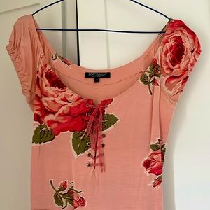 Jersey super soft rose pink dress.